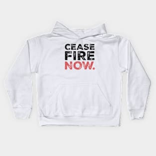 Ceasefire Now 2 Kids Hoodie